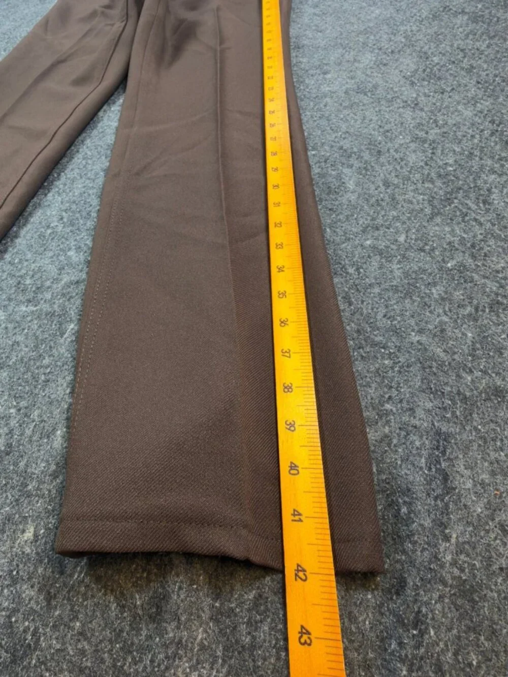 Wrangler Mens Y2K Wrancher Bootcut Dress Pants 34x32 Brown Polyester NWT 82BN